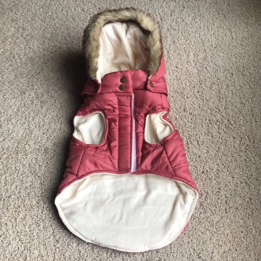 DUSTY ROSE DOG COAT
